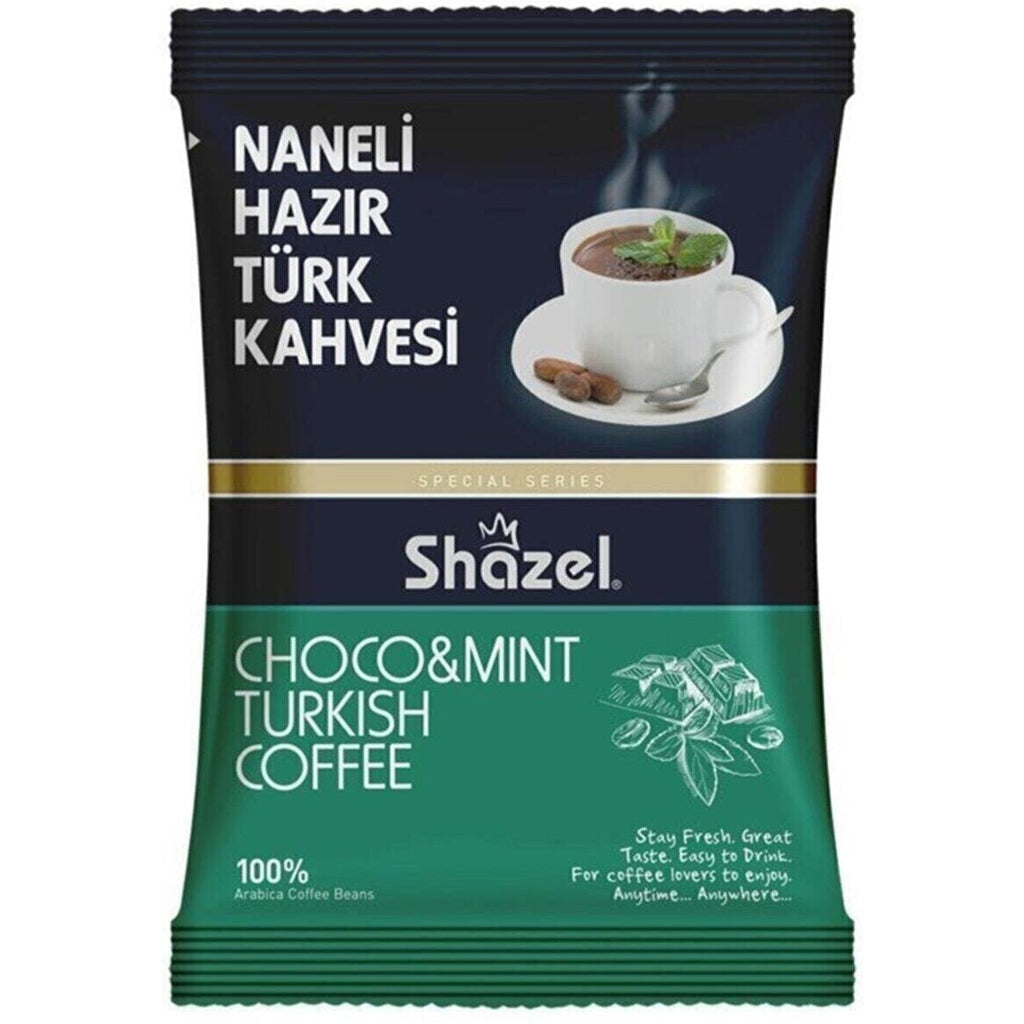 Shazel Instant Turkish Coffee, Choco & Mint  - 100g