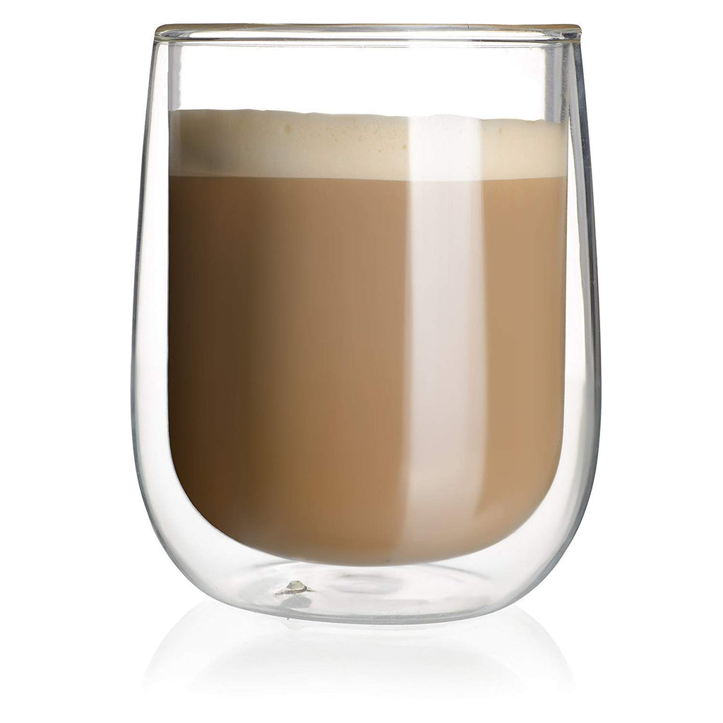 High borosilicate Double wall glass cup - Latte (180ml)