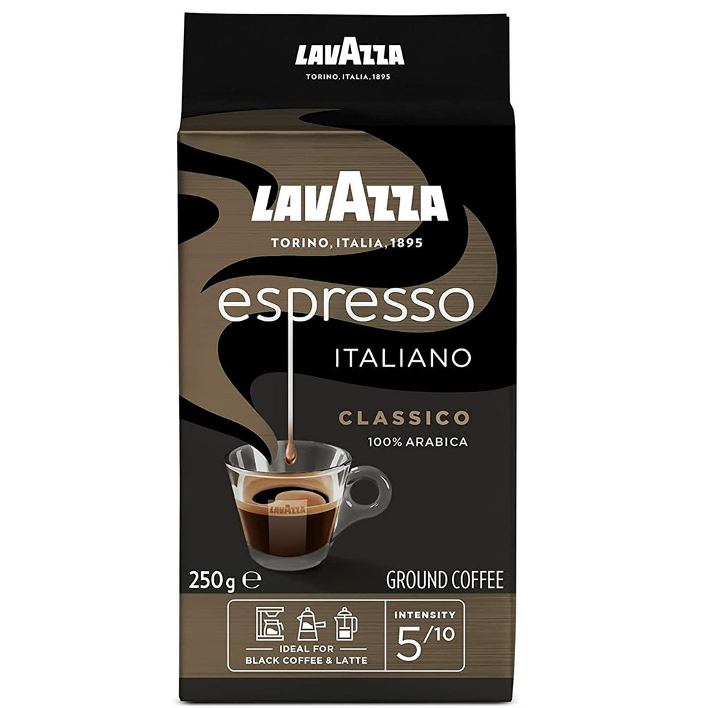 Lavazza Espresso Italiano Classico, Ground Coffee (250g)
