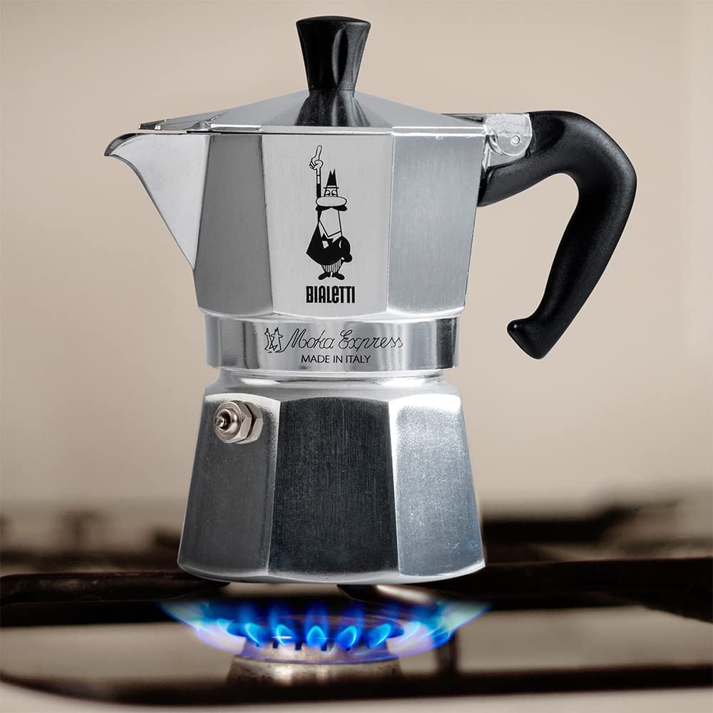 Bialetti Moka Express Aluminium Coffee Maker (3 Cup)