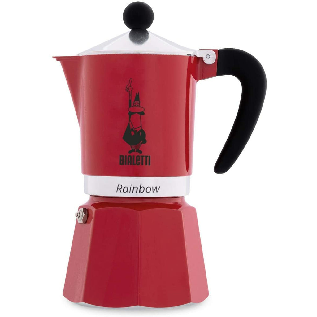 Bialetti Rainbow Moka Pot Aluminium Coffee Maker (Size 3 Cup)