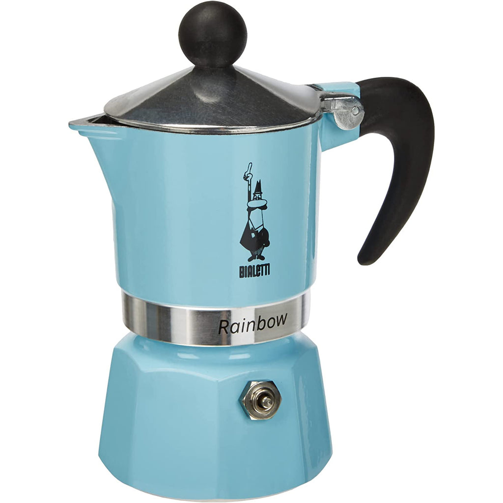 Bialetti Rainbow Moka Pot Aluminium Coffee Maker (Size 1 Cup)