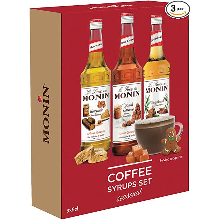 Monin Special Occasion Coffee Syrups Set - (3*50ml)