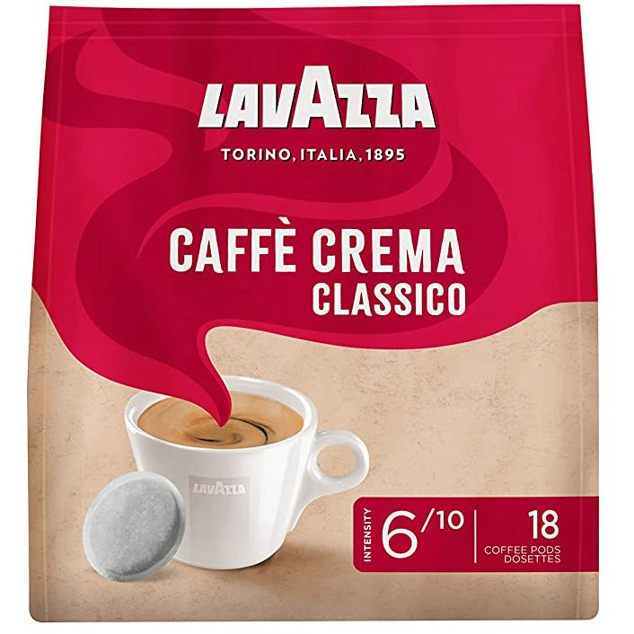 LAVAZZA Crema Classico Coffee - CIALDE  ESE (18 Capsule Pack)