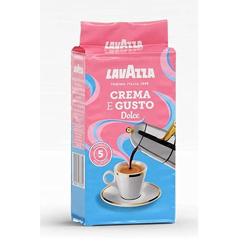 Lavazza Crema e Gusto Dolce Moka Ground Coffee (250g)