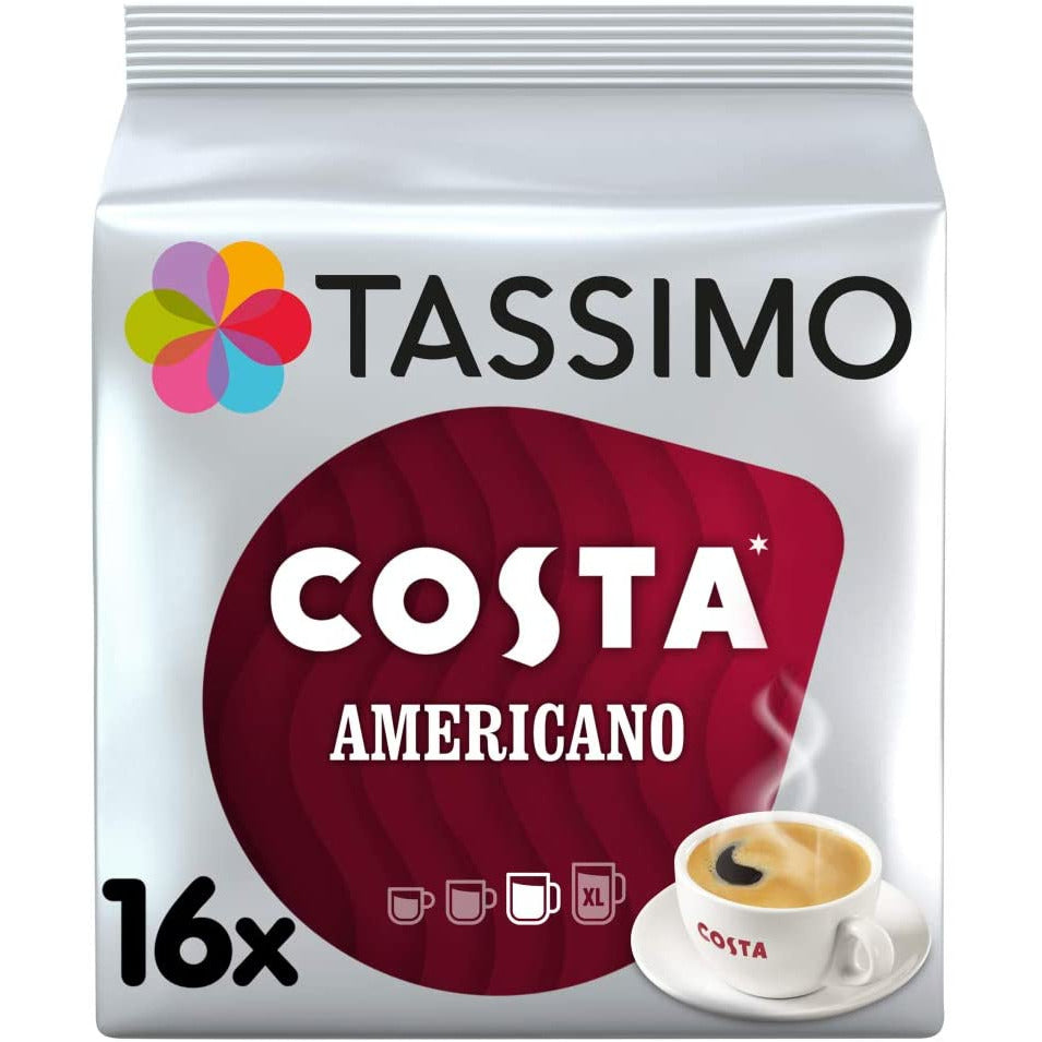 Tassimo T-Discs Costa Americano Coffee (16 Drinks)