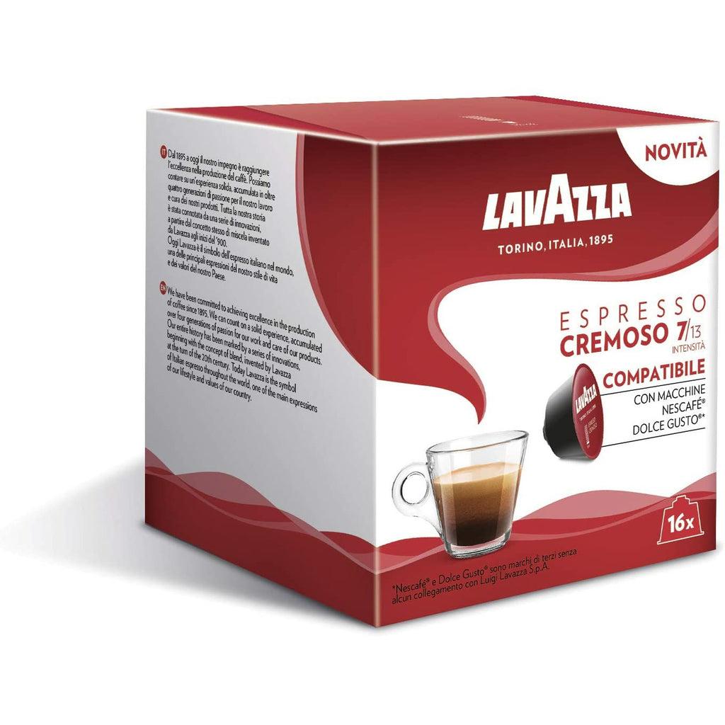 Lavazza Espresso Cremoso - Dolce Gusto Compatible (16 Capsule Pack)