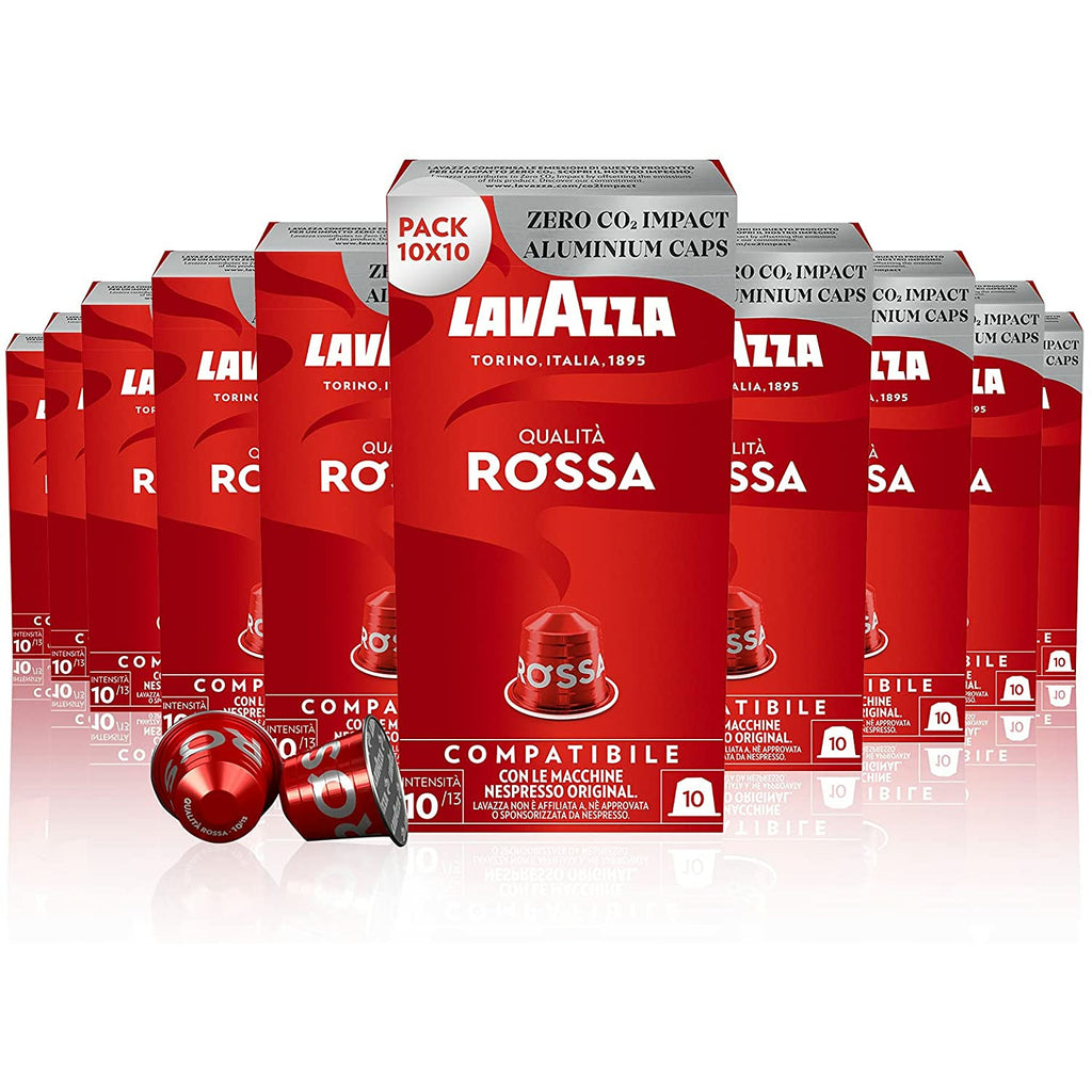 Lavazza Qualita Rossa - Nespresso Compatible (10 Capsule Pack)