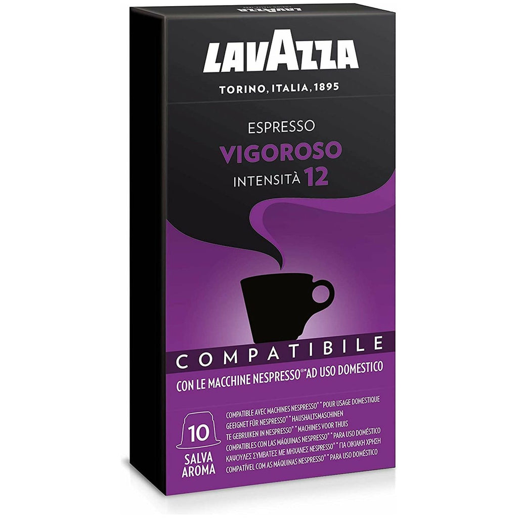 Lavazza Vigoroso - Nespresso Compatible (10 Capsule Pack)