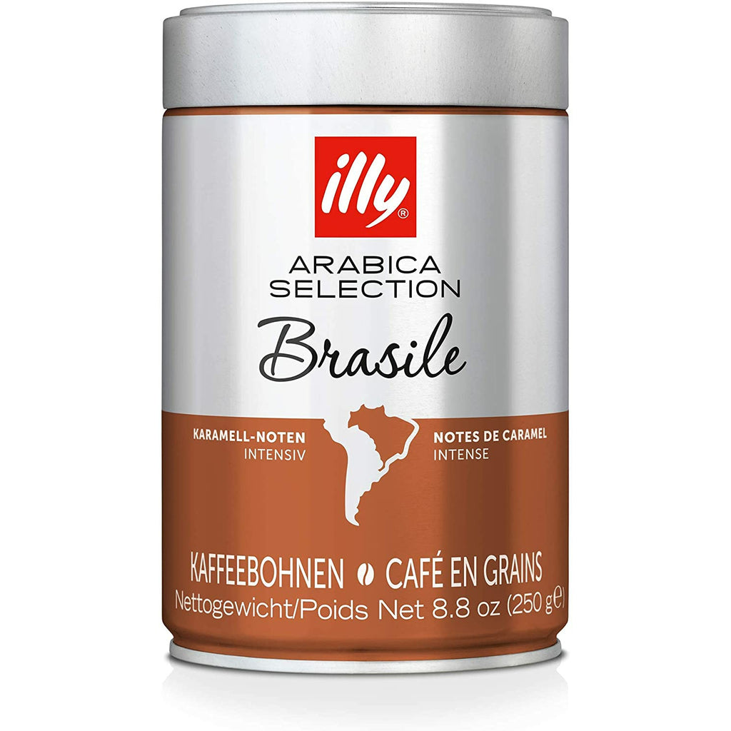 illy Luxury Arabica Coffee Beans Selection, Brazil - Coffee Beans (250g)