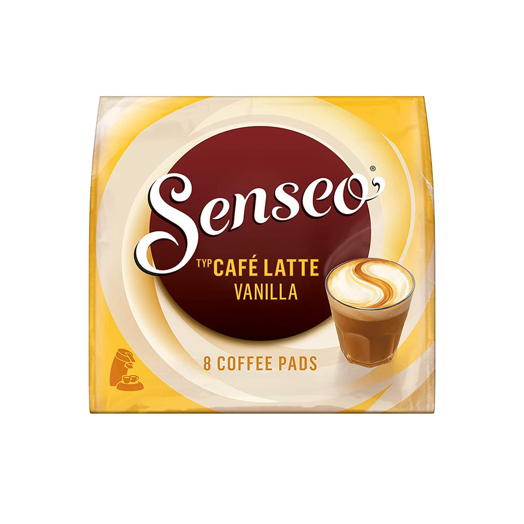 Senseo Caffe Latte Vanilla Coffee Pads (8 Drinks)