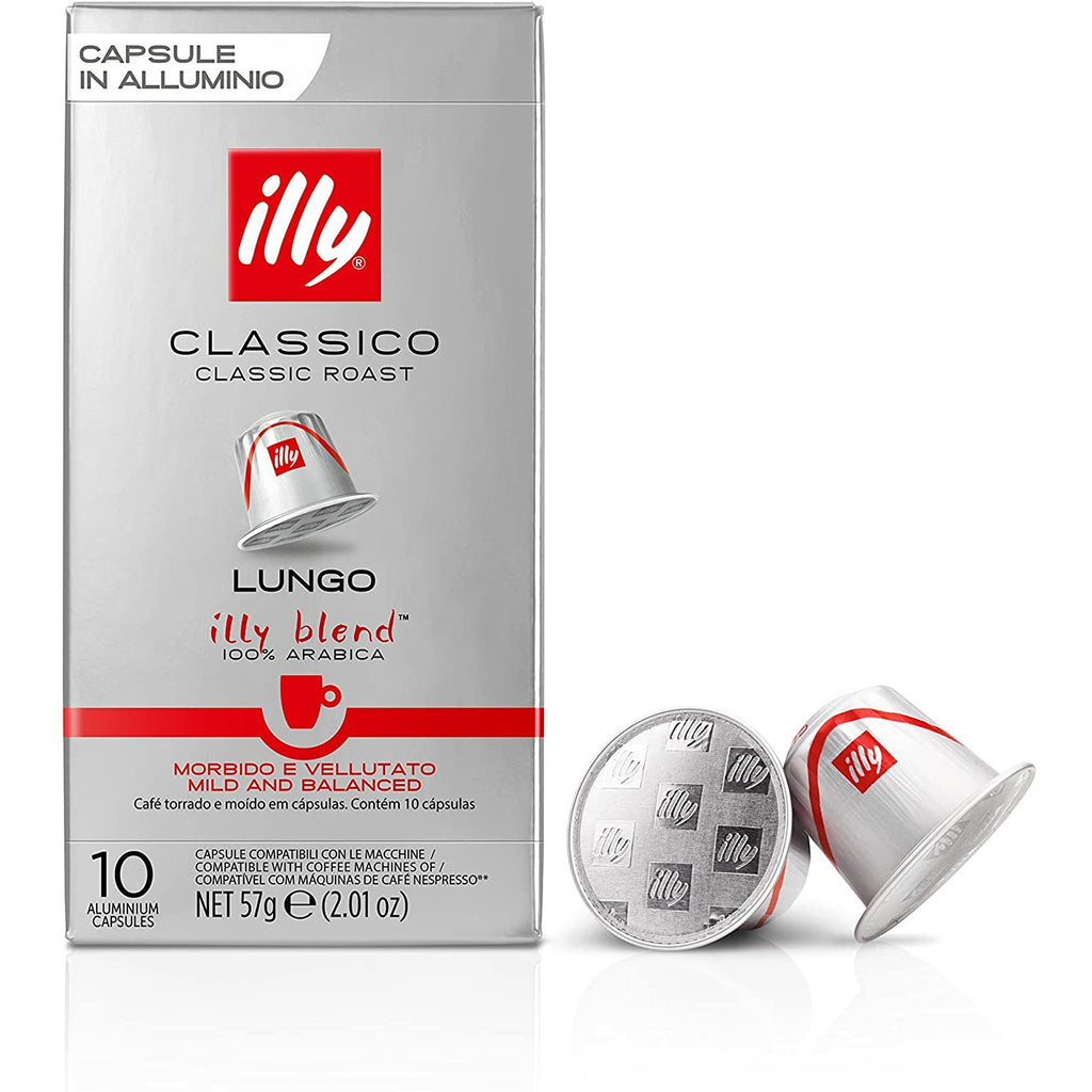 illy Classico Lungo - Nespresso Compatible (10 Capsule Pack)