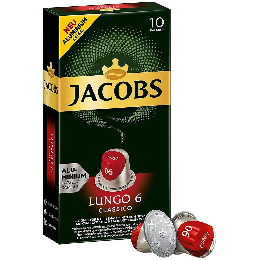 Jacobs Lungo 6 Classico - Nespresso (10 Capsule Pack)