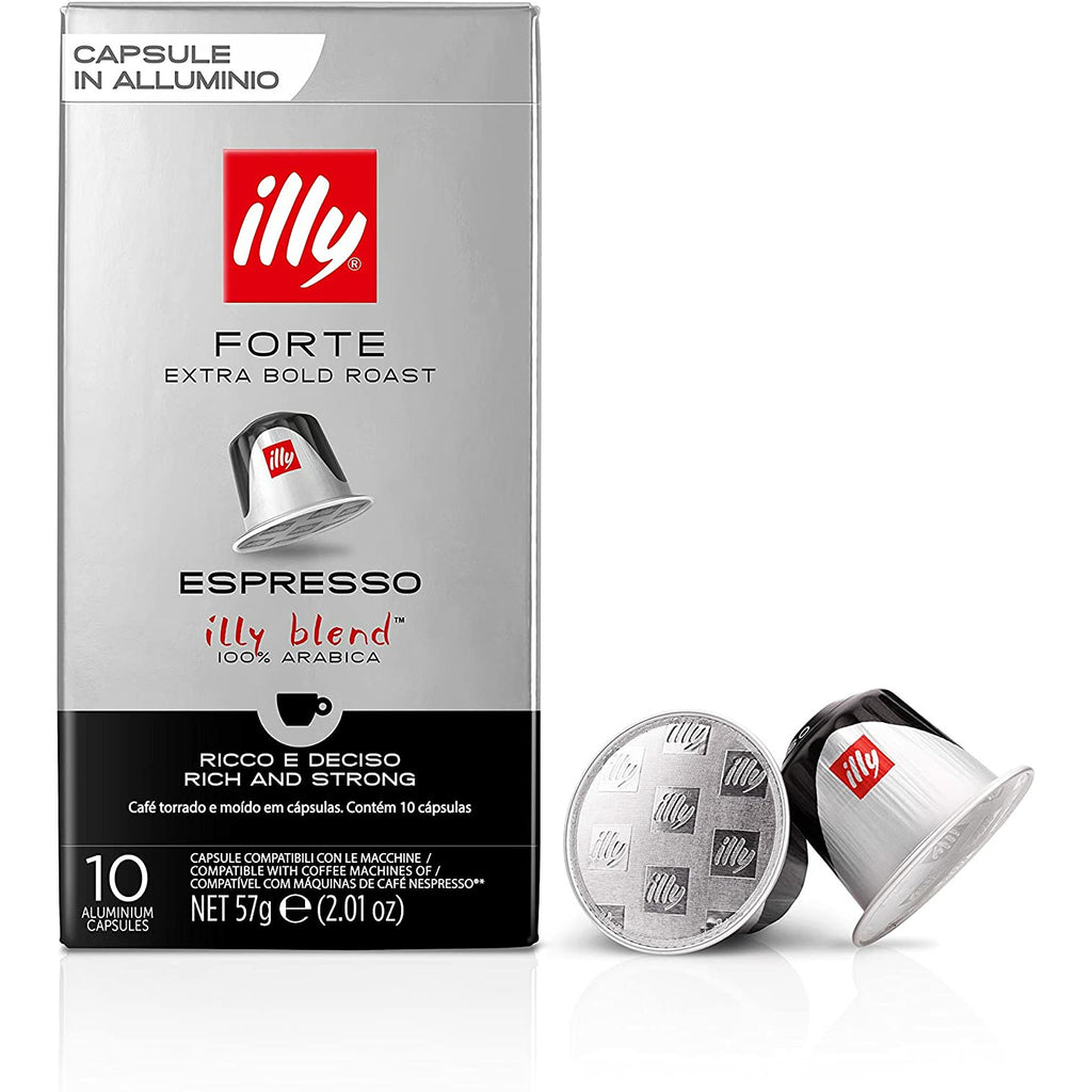 illy Forte Espresso - Nespresso Compatible (10 Capsule Pack)