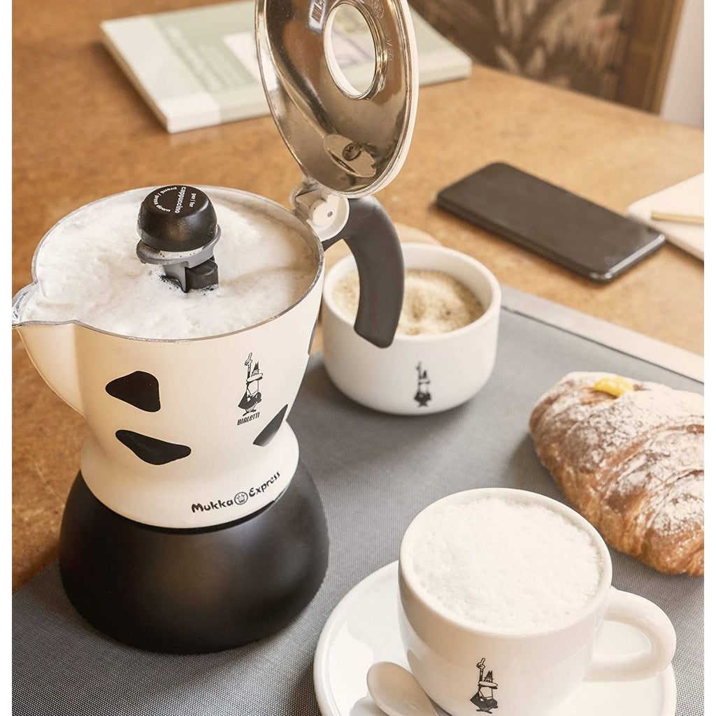 Bialetti Mukka Express -- Moka Pot Cappuccino Maker (2 Cup)