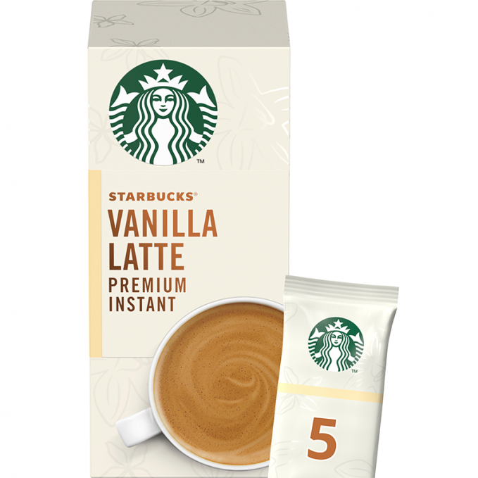 Starbucks Premium Vanilla Latte Instant Coffee  - 1 Sachet