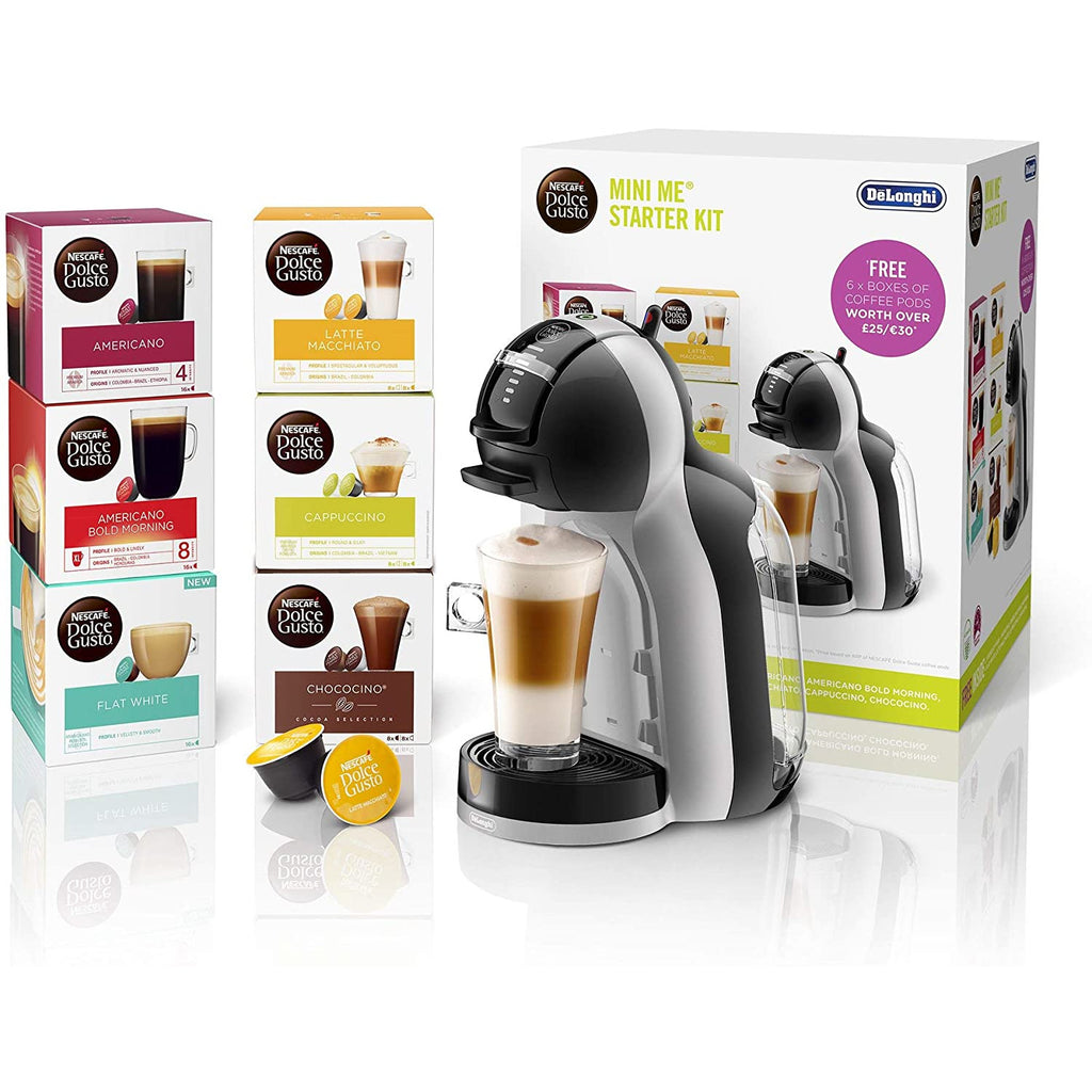 Dolce Gusto Mini me Automatic Coffee Machine Starter kit (6 Packs Included)