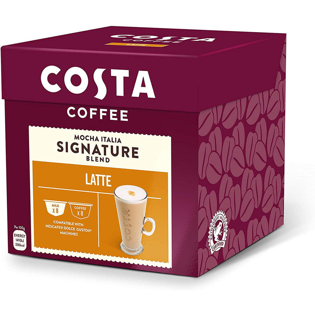 Costa Signature Blend Latte - Dolce Gusto (16 Capsule Pack)