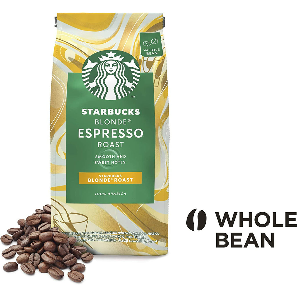 Starbucks Blond Espresso Roast Whole Bean (200g) – Espresso Libya