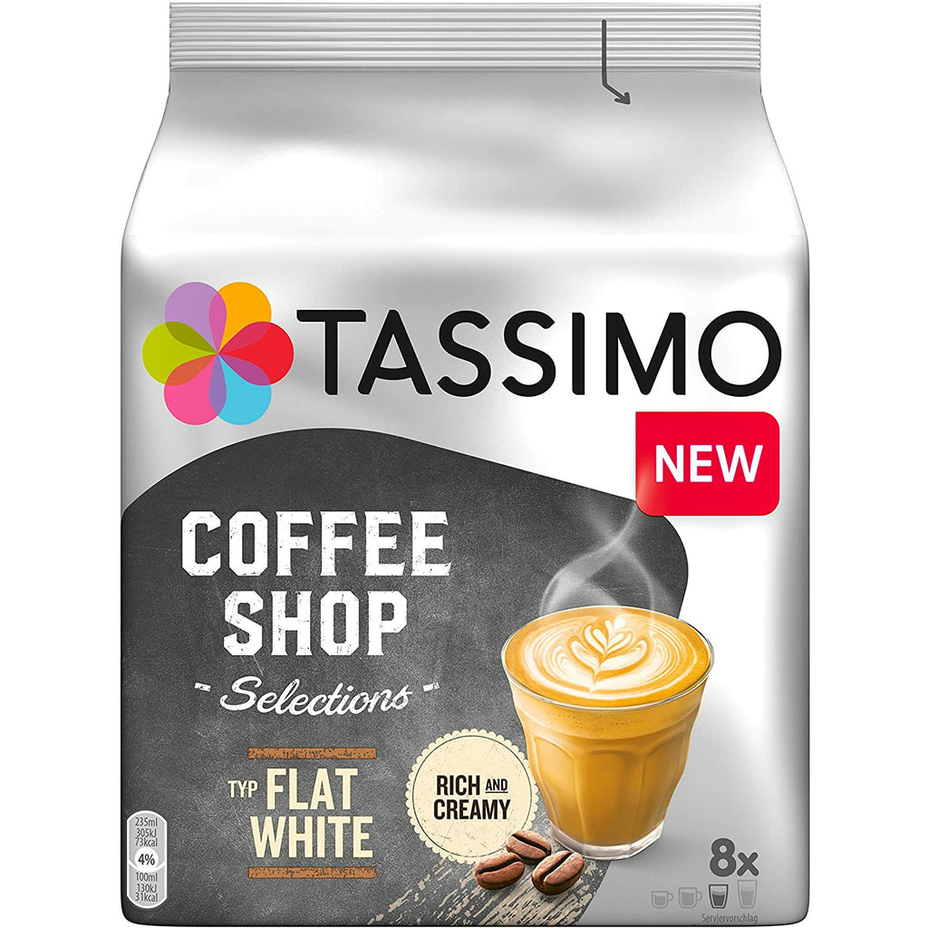 Tassimo T-Discs Coffee Shop Selections Flat White (8 Drinks)