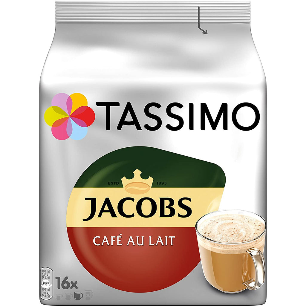 Tassimo T-Discs Jacobs CAFE AU LAIT (16 Drinks)