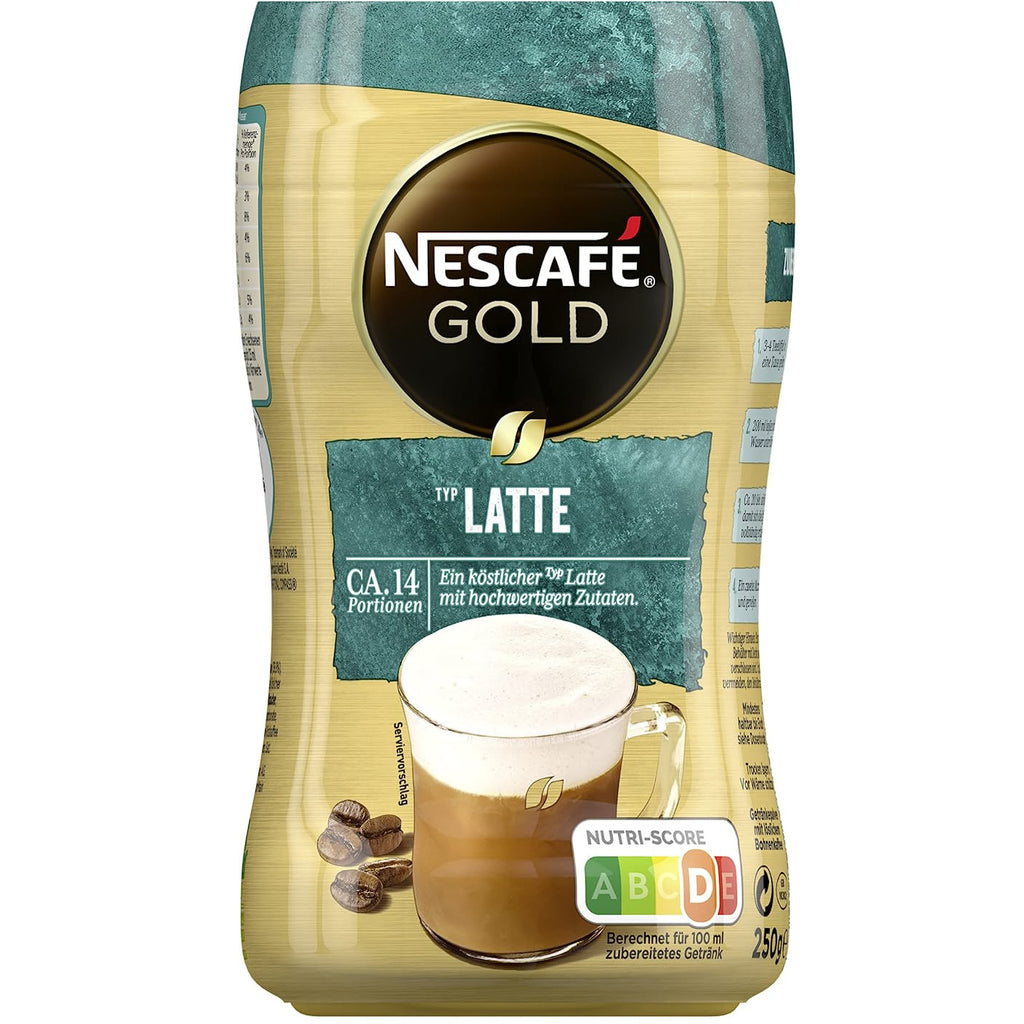 Nescafe GOLD Latte Instant Coffee (250g)