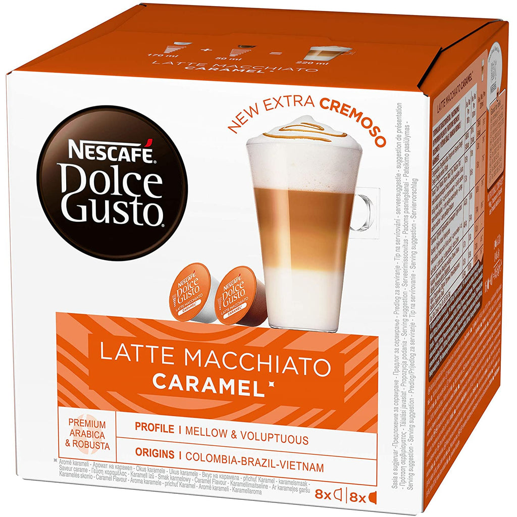 Dolce Gusto Latte Macchiato Caramel - (16 Capsule Pack)