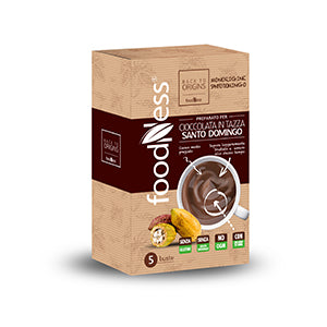 Foodness SANTO DOMINGO SINGLE-ORIGIN HOT CHOCOLATE - Instant (5 Sachets)