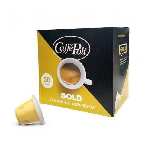 Caffe Poli Gold - Nespresso Compatible (50 Capsule Pack)