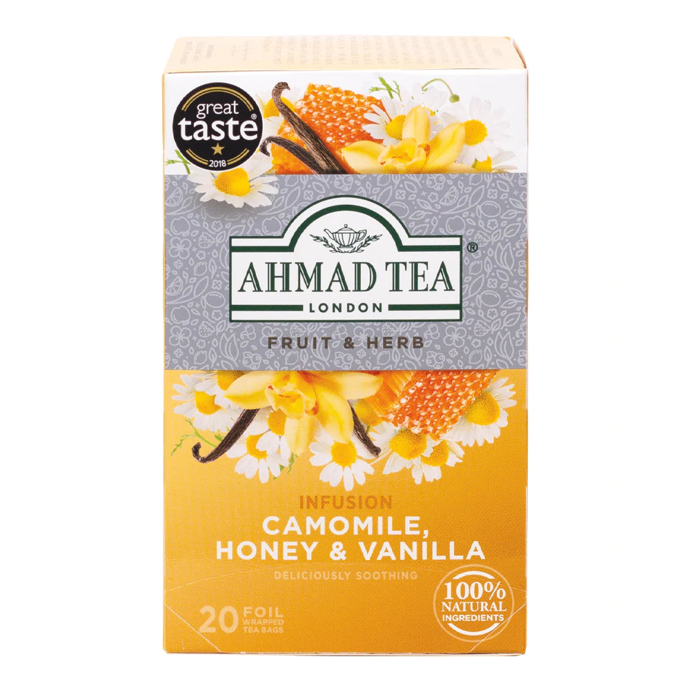 Ahmad Tea Camomile, Honey & Vanilla Infusion - Teabags (20)