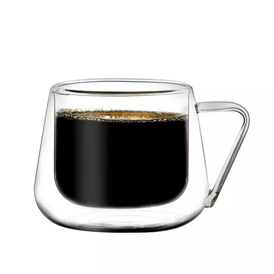 High borosilicate Double wall glass cup - Double Deck Cappuccino2 (300ml)