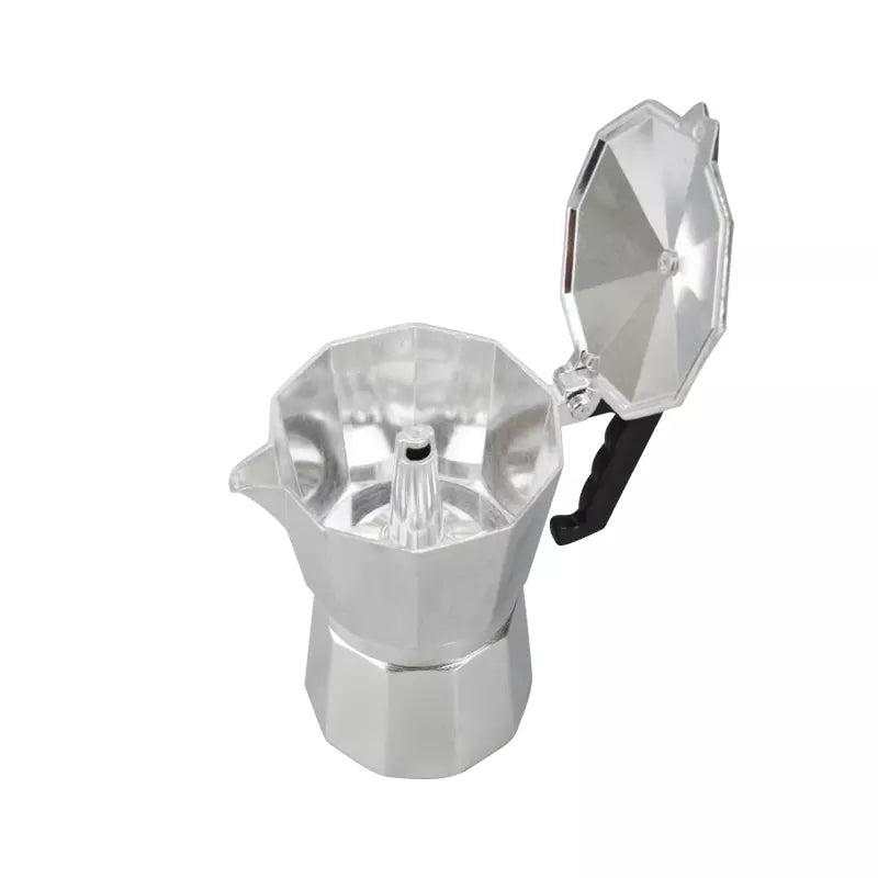 Moka pot Coffee Maker, Silver, Aluminium body