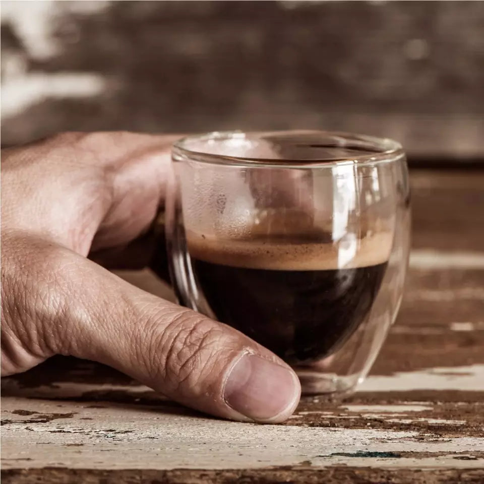 Double wall glass cup - Espresso (80ml)