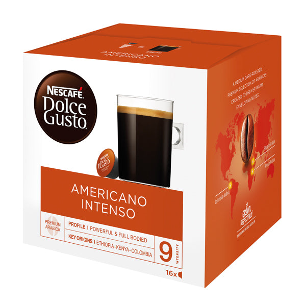 Dolce Gusto Americano Intenso - (16 Capsule Pack)