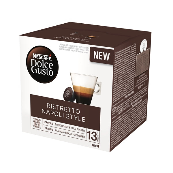 Dolce Gusto Ristretto Napoli Style - (16 Capsule Pack)