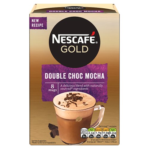 Nescafe Gold Double Choc Mocha Instant Coffee (8 mugs)