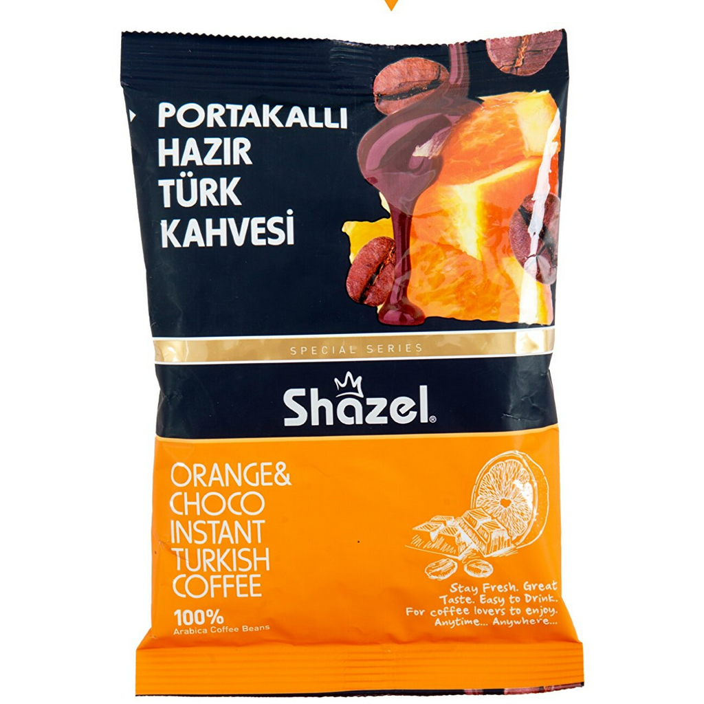 Shazel Instant Turkish Coffee, Orange & Choco - 100g