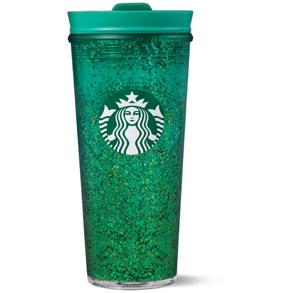 Starbucks Tumbler Water Glitter Green - 16oz