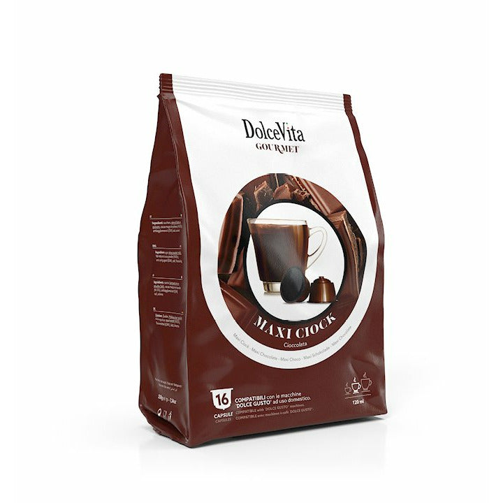 Dolce Vita MAXICIOCK Hot Chocolate - Dolce Gusto (16 Capsule Pack)