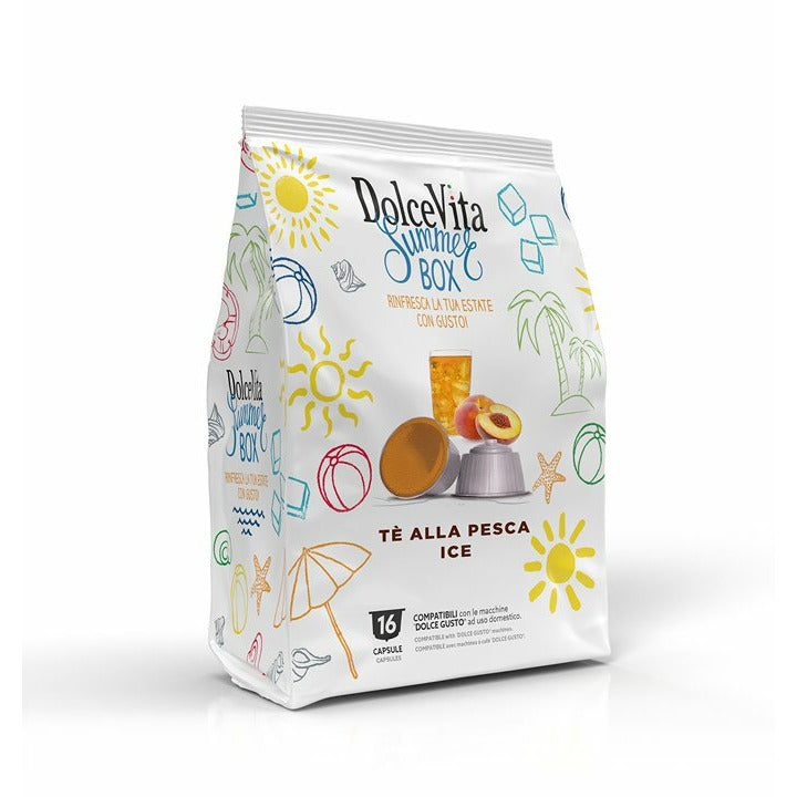 Dolce Vita PEACH ICE TEA - Dolce Gusto (16 Capsule Pack)
