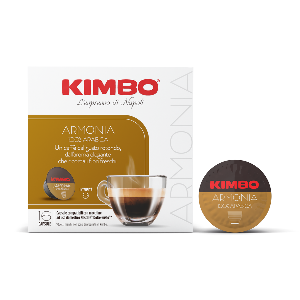 Kimbo Espresso Armonico - Dolce Gusto (16 Capsule Pack)