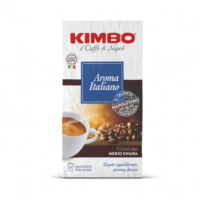 Kimbo Aroma Italiano Ground Coffee (250g)