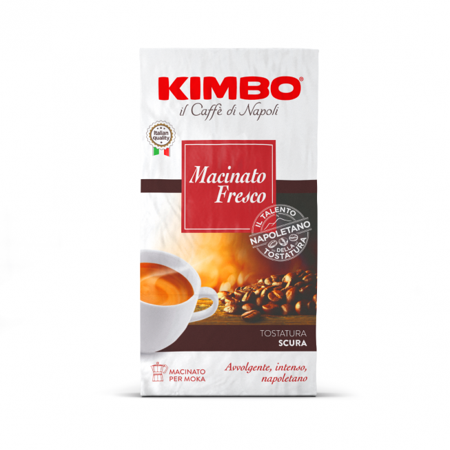 Kimbo Macinato Fresco Ground Coffee (250g)