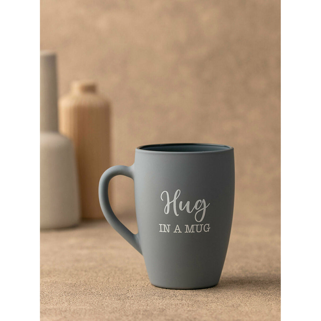 LC WAIKIKI Gray Slogan Glass Mug