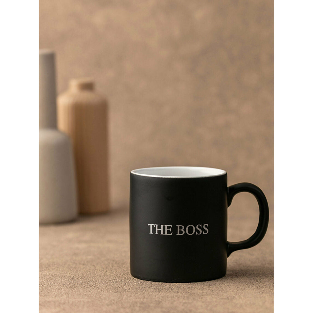 LC WAIKIKI The Boss Black Ceramic Mug