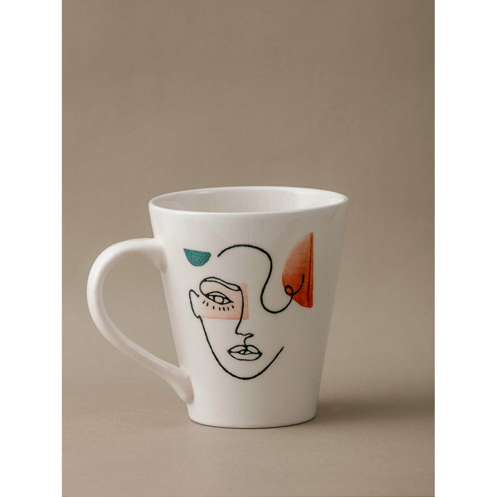 LC WAIKIKI Face Printed Ceramic Mug