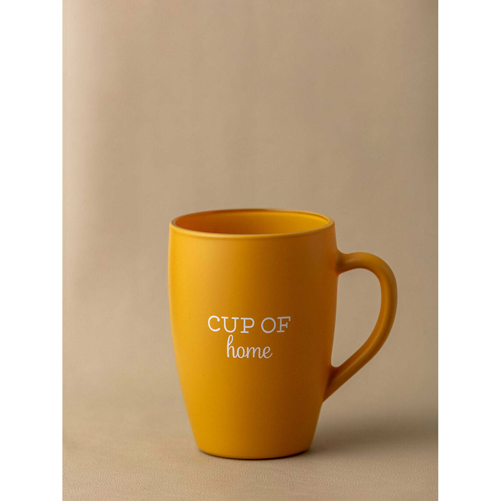 LC WAIKIKI Orange Slogan Glass Mug