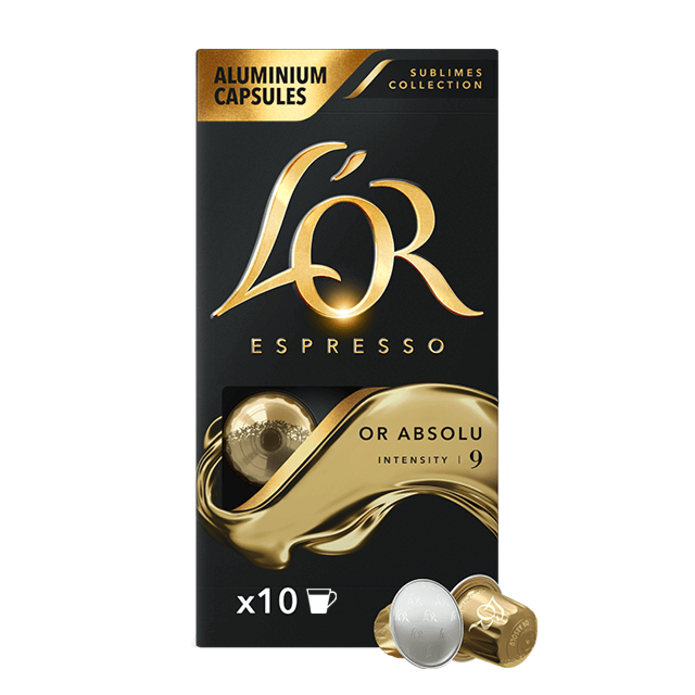 L'OR Or Absolu- Nespresso Compatible (10 Capsule Pack)