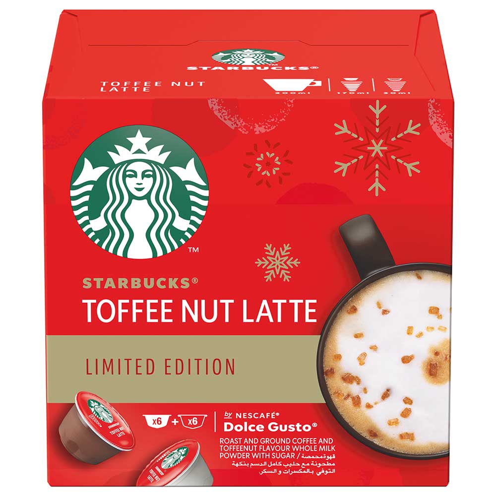 Starbucks Toffee Nut Latte - Dolce Gusto (12 Capsule Pack)