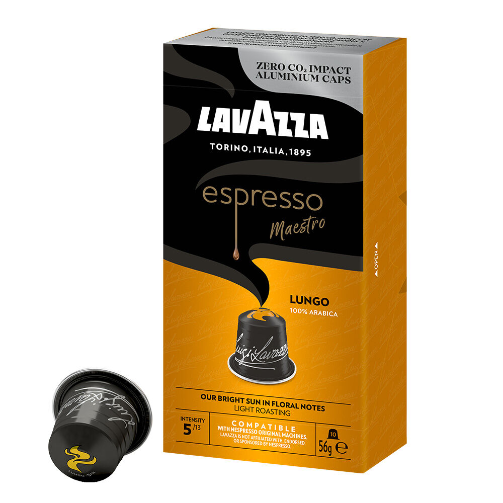 Lavazza Espresso Maestro Lungo - Nespresso Compatible (10 Capsule Pack)